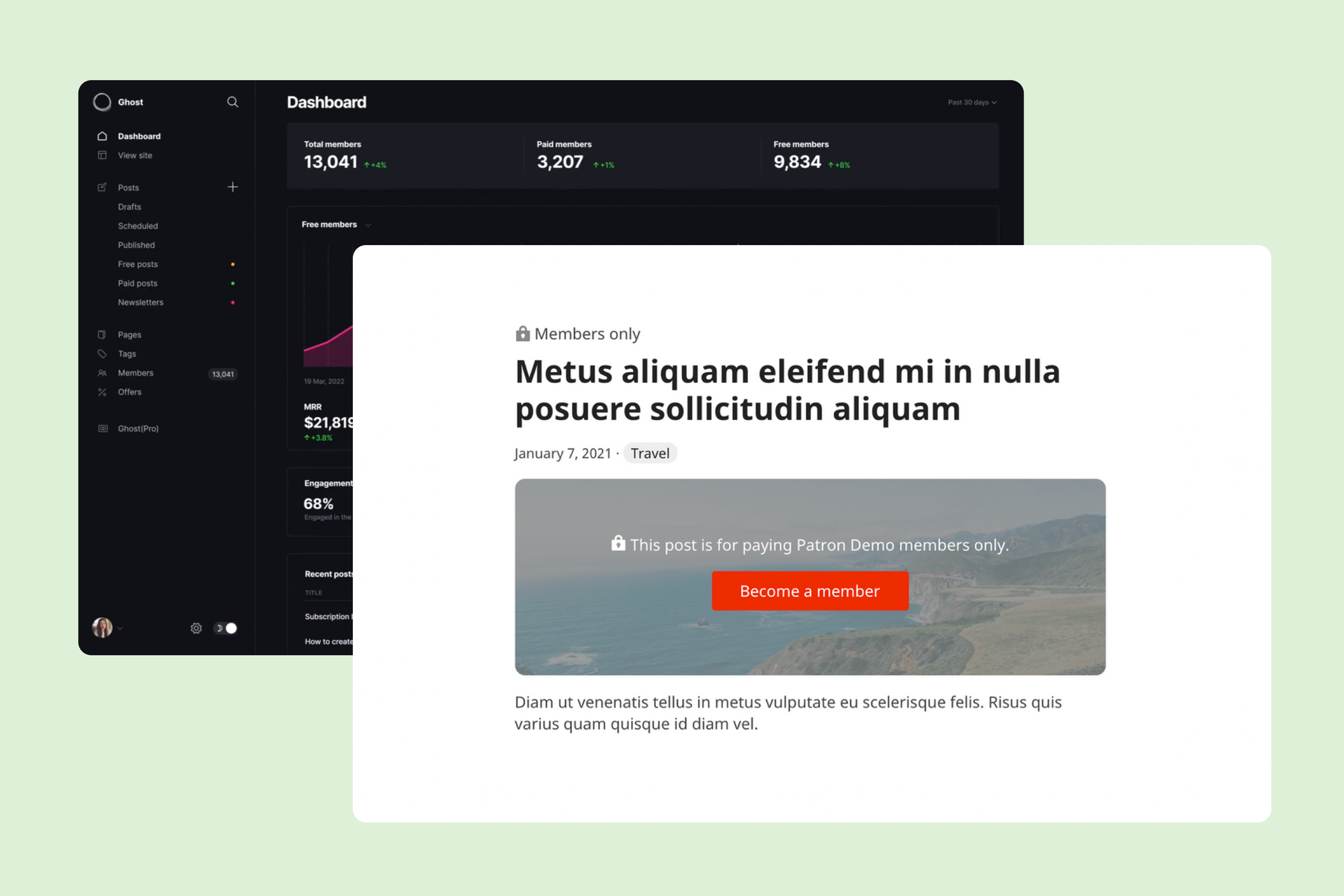 How to launch your own Patreon-like site with Ghost